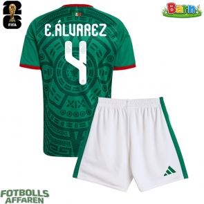 Mexiko Edson Alvarez #4 Hemmaställ Barn VM 2026 Kortärmad (+ Korta byxor)